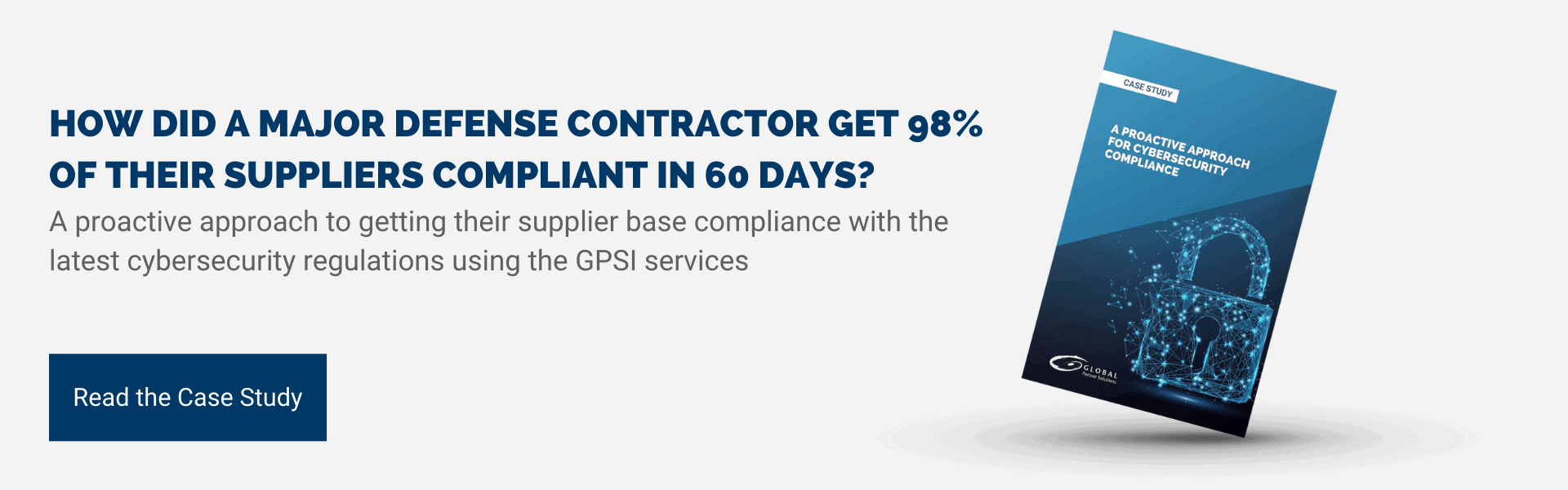 How did a major defense contractor get 98% of their suppliers compliant in 60 days.